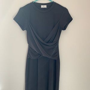 NWOT Socialite Grey Fitted T-Shirt Dress | S
